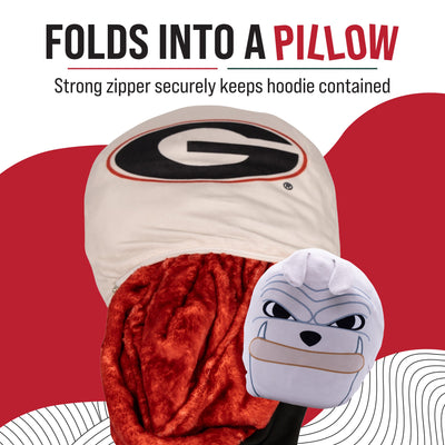 University of Georgia Bulldog Snugible | Blanket Hoodie & Pillow