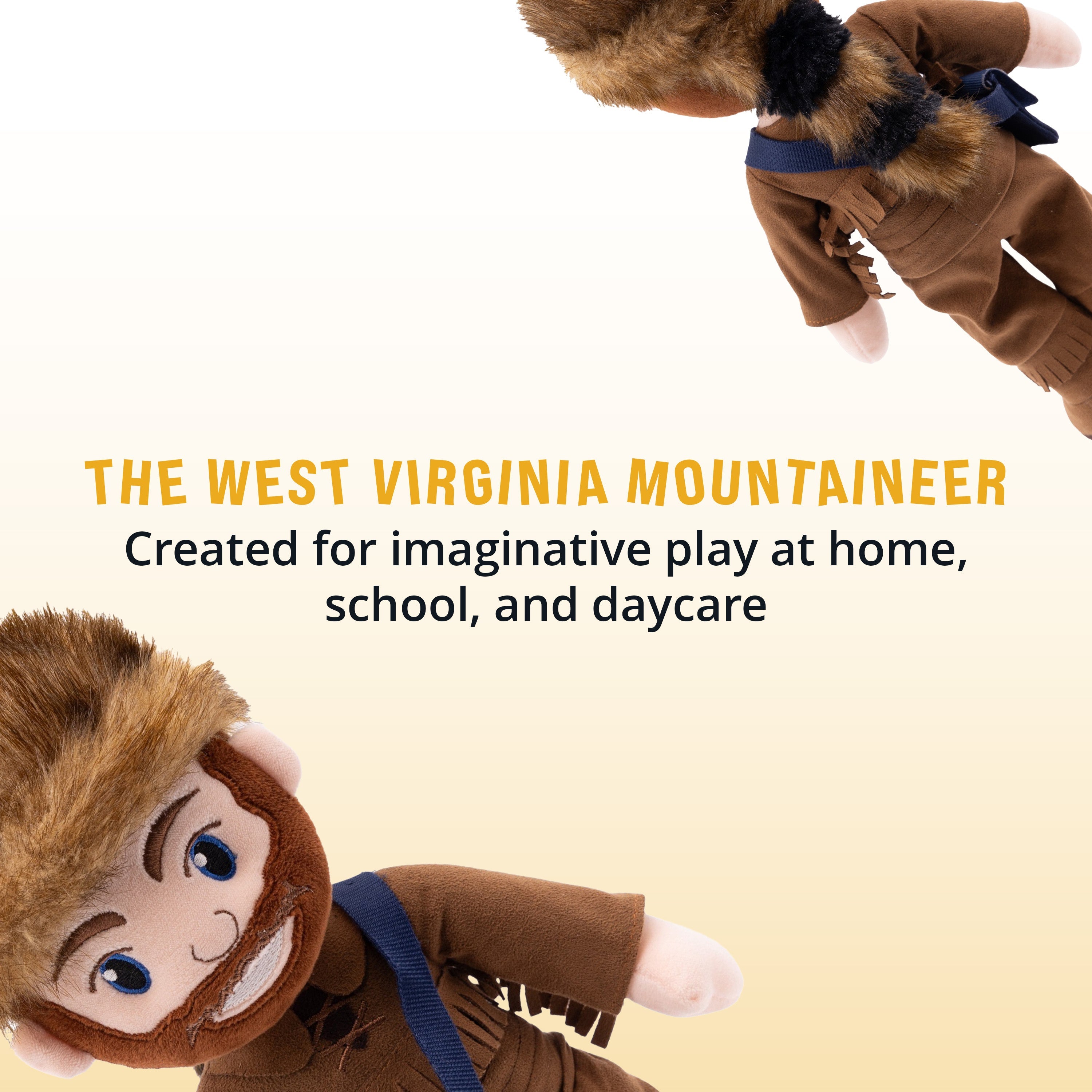 West Virginia University Mountaineer 14 Inch Plush Figure