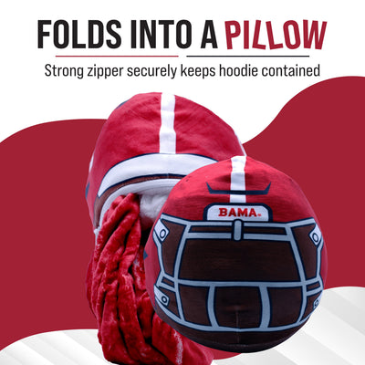 The University of Alabama Helmet Snugible 2-in-1 Blanket Hoodie & Pillow