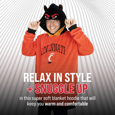 University of Cincinnati Bearcats Snugible | Blanket Hoodie & Pillow