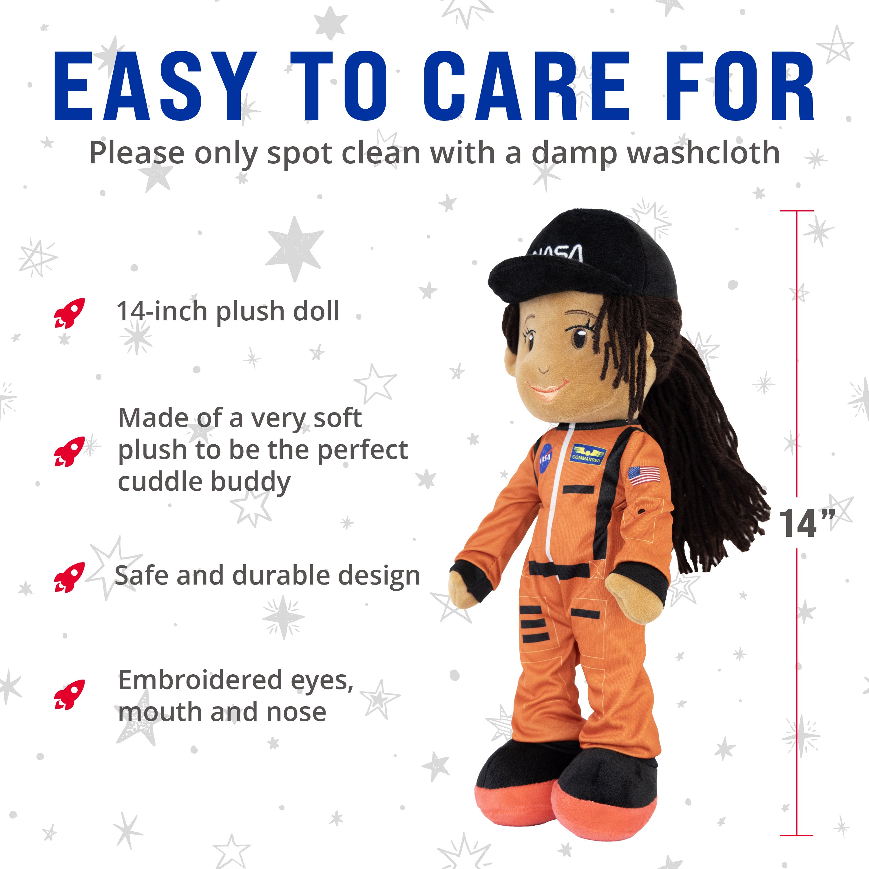 Astronaut Julie 14 Inch Plush Figure