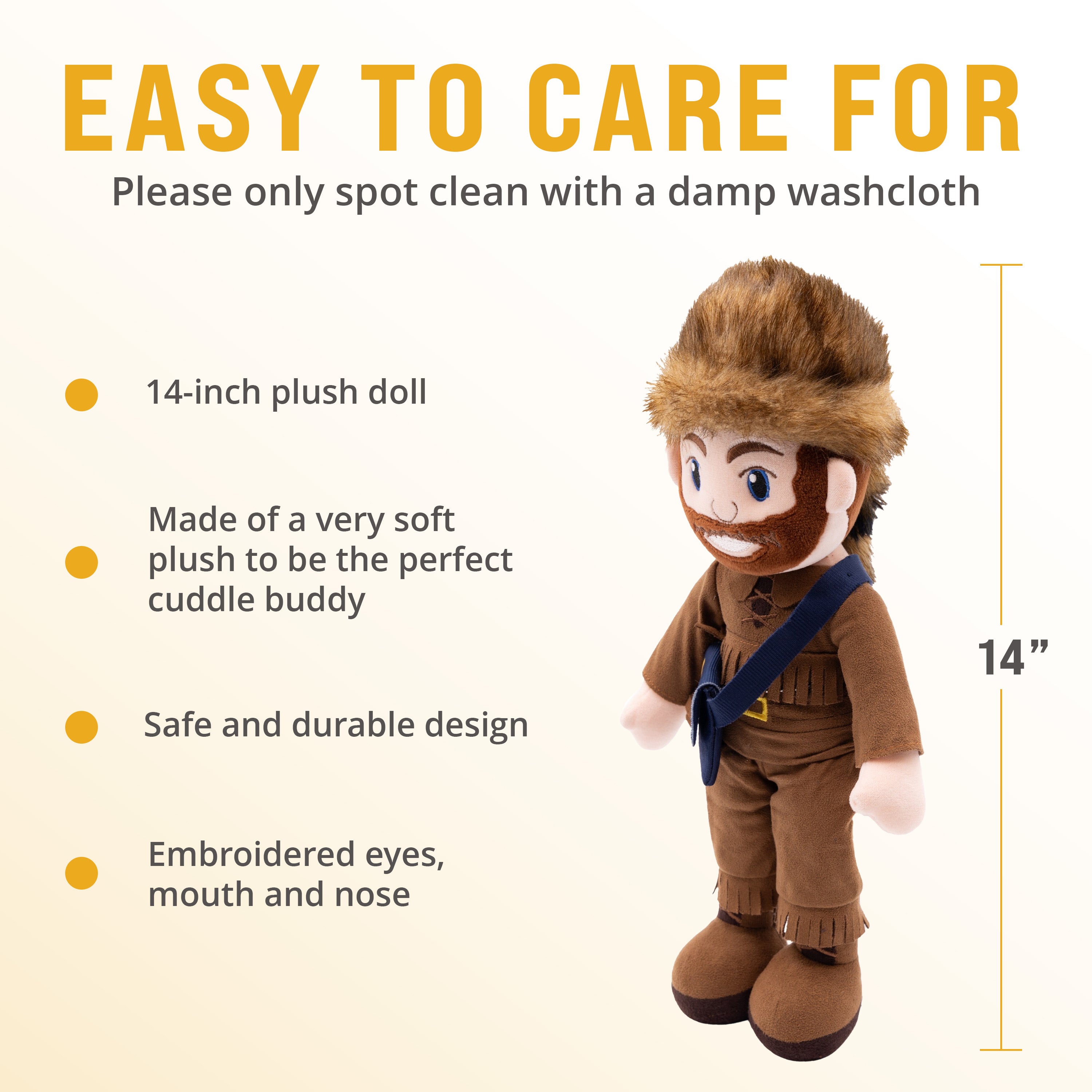 West Virginia University Mountaineer 14 Inch Plush Figure