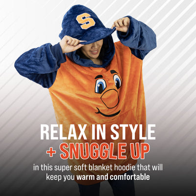 Syracuse University Otto the Orange Snugible | Blanket Hoodie & Pillow