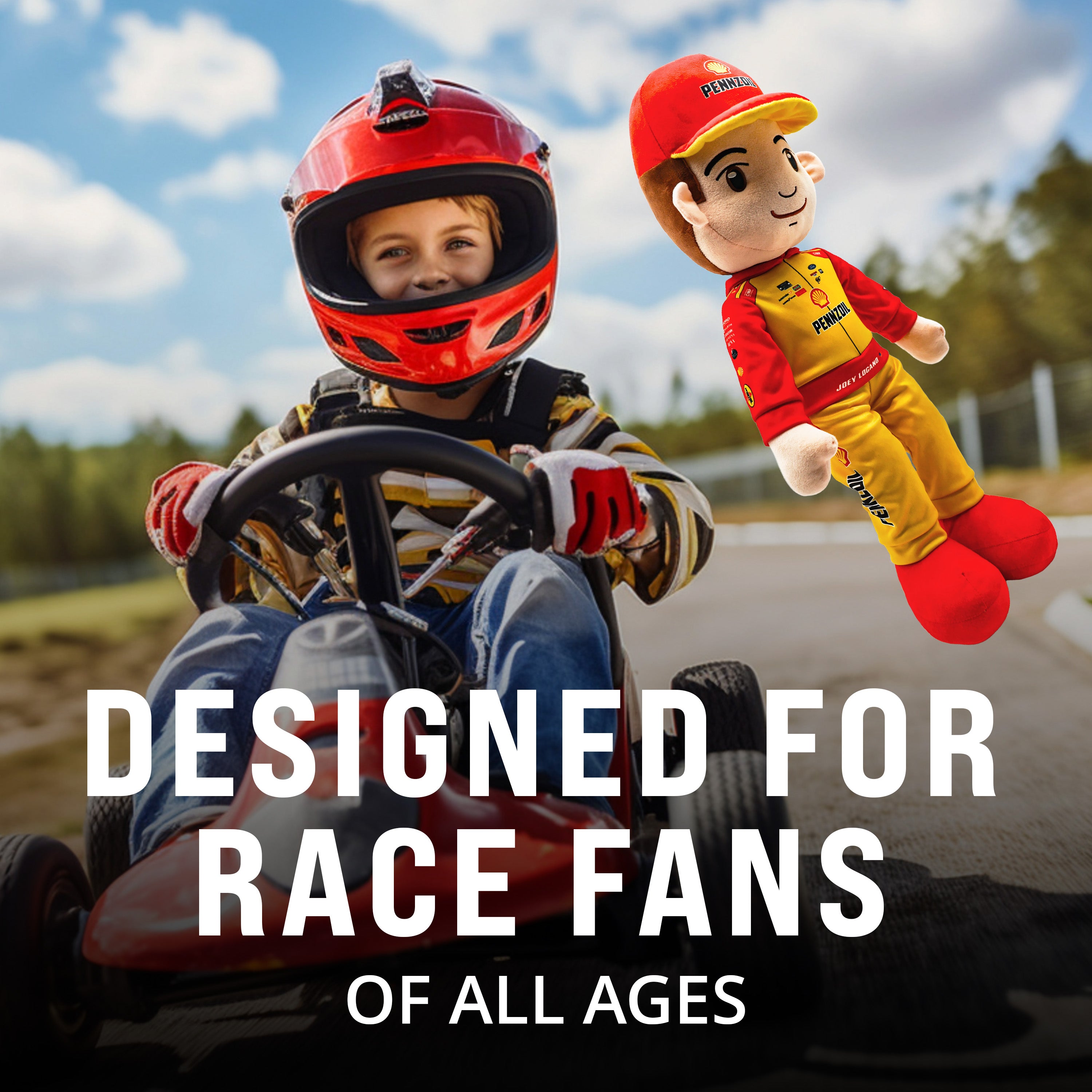 NASCAR | Team Penske Joey Logano 36” Plush Figure