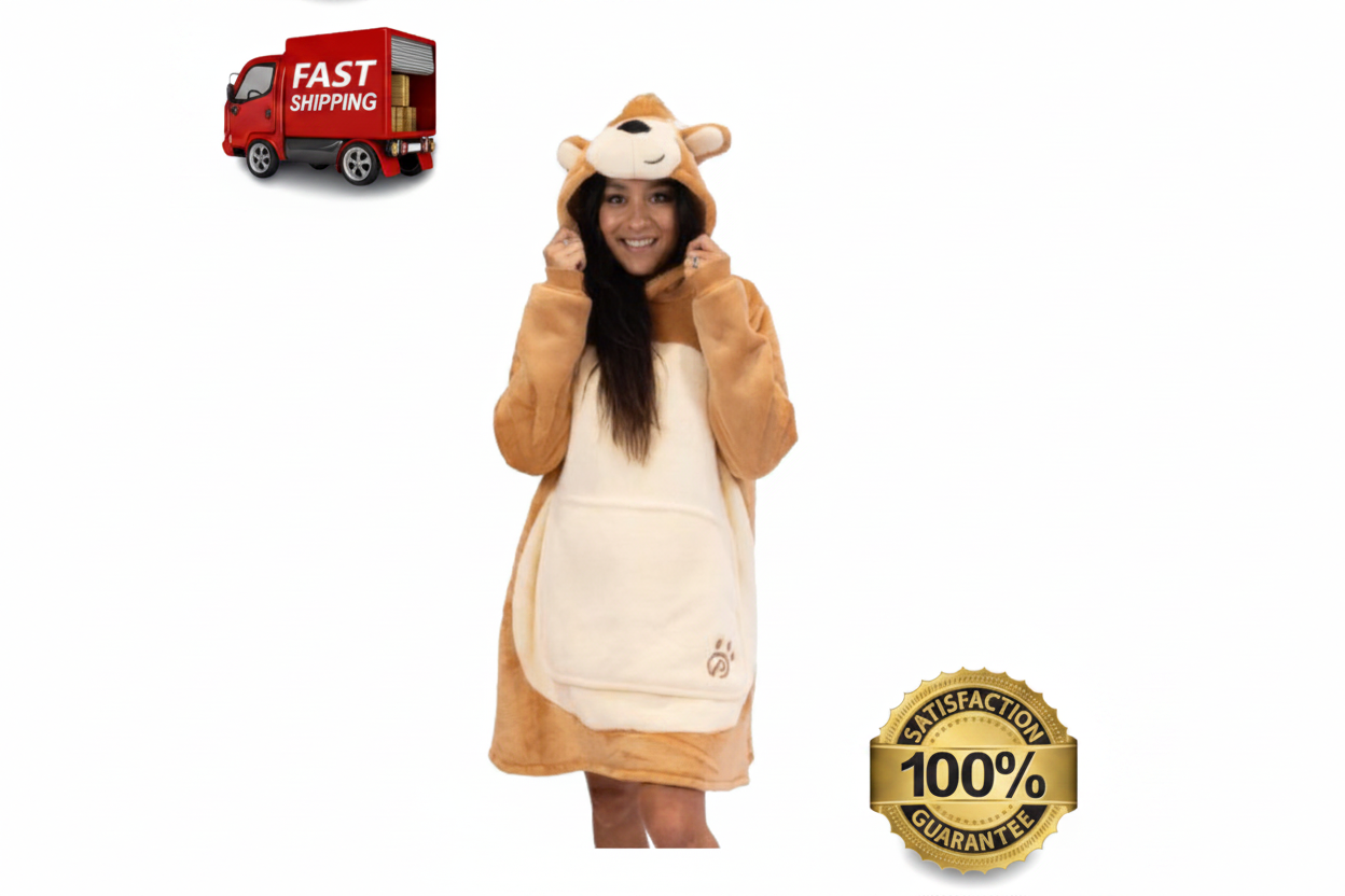 Pawley the Bear Blanket Hoodie