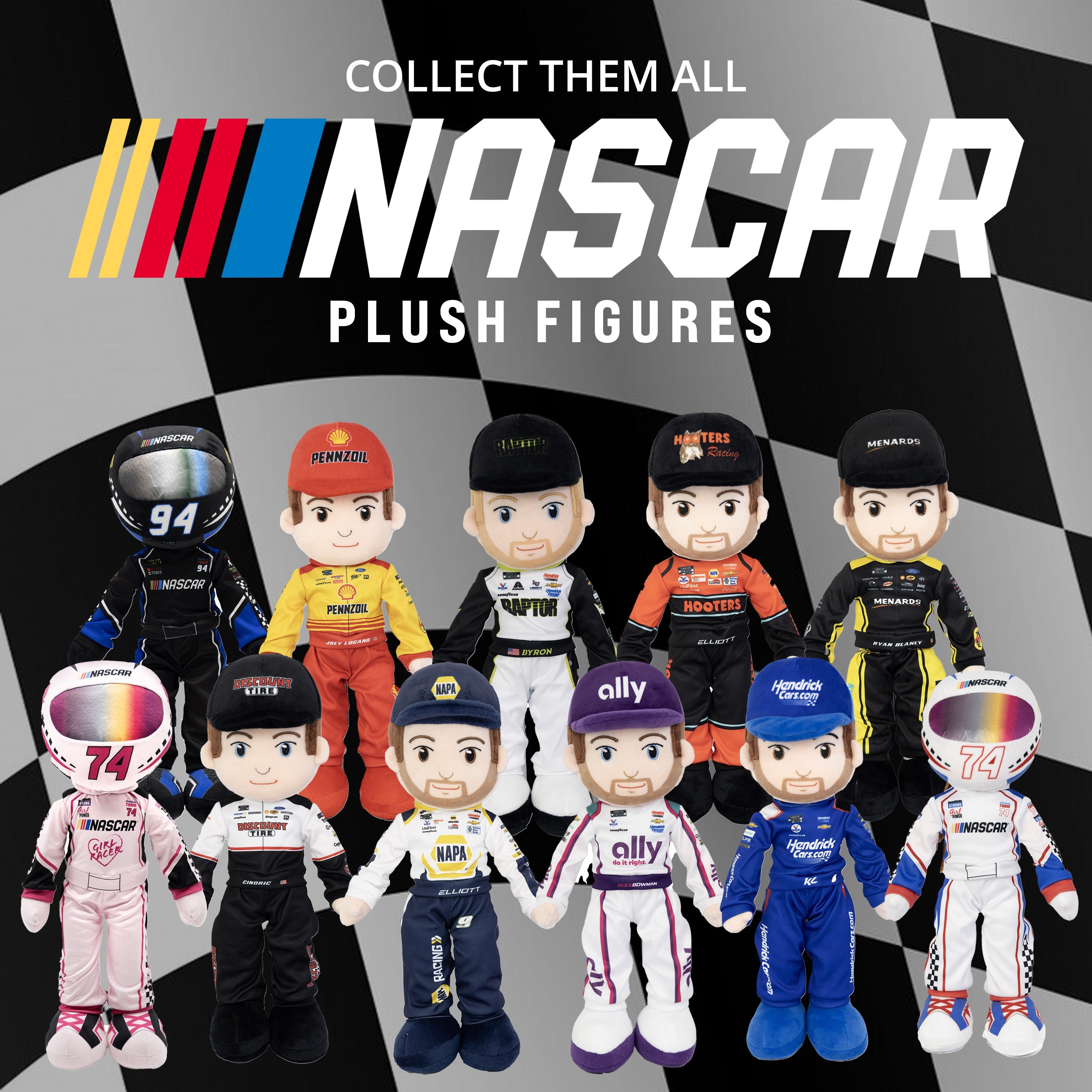 NASCAR | Hendrick Motorsports Chase Elliott NAPA 14 Inch Plush Figure
