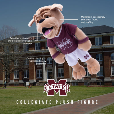 Mississippi State University Bulldog 14 Inch Plush Figure
