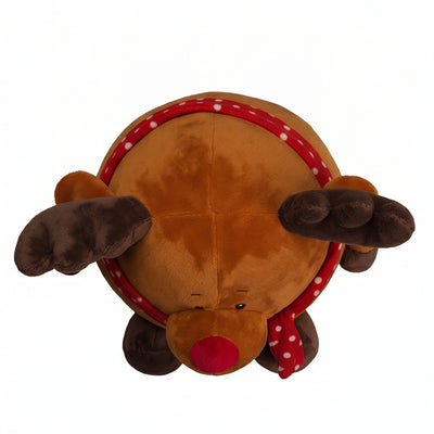 Dasher the 10 inch Round Reindeer Xmas Stuffed Animal