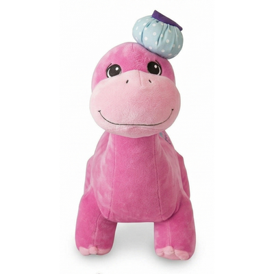"Delia" the 18in Feel Better Soon Pink Plush Dinosaur