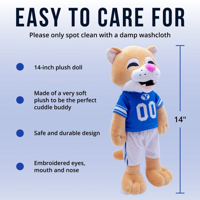 Brigham Young University Cosmo The Cougar 14 Inch Plush Figure