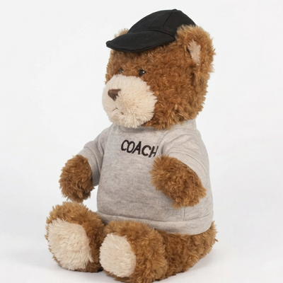 "Johnny" the 11in Coach Career Stuffed Teddy Bear