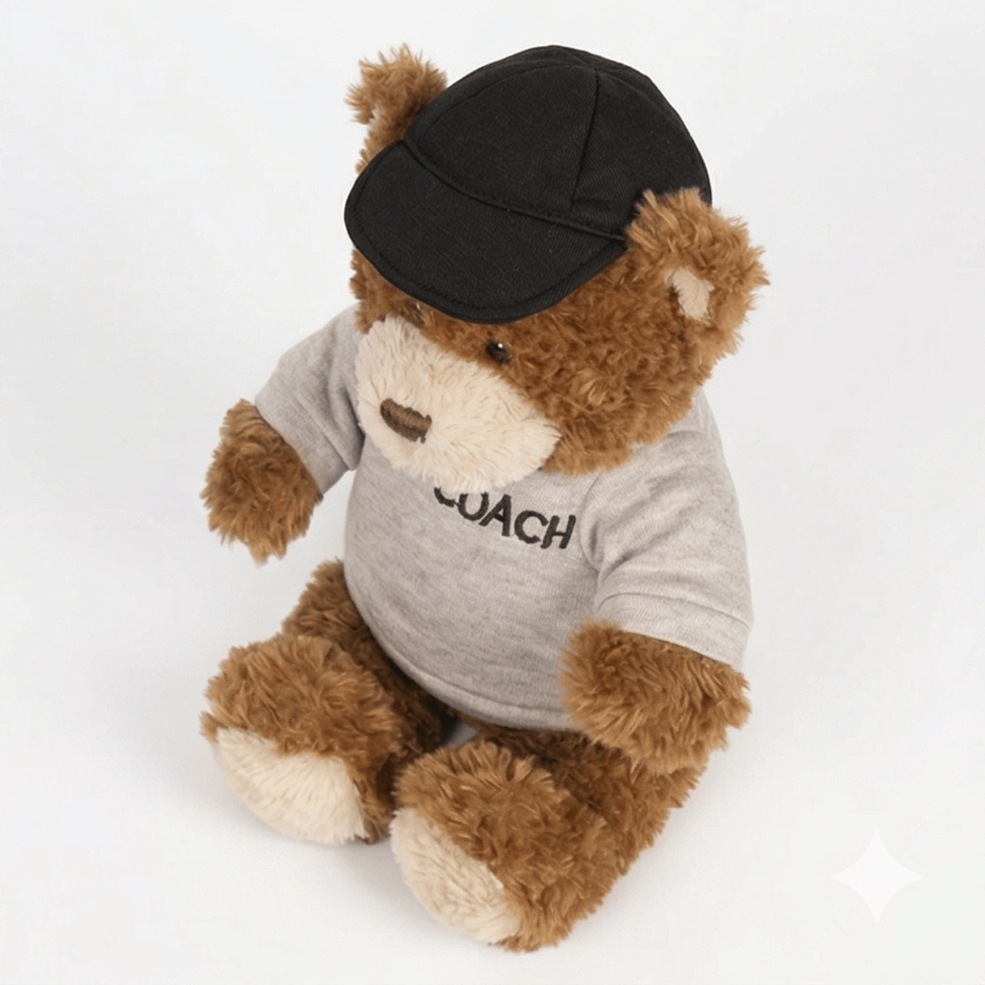 "Johnny" the 11in Coach Career Stuffed Teddy Bear
