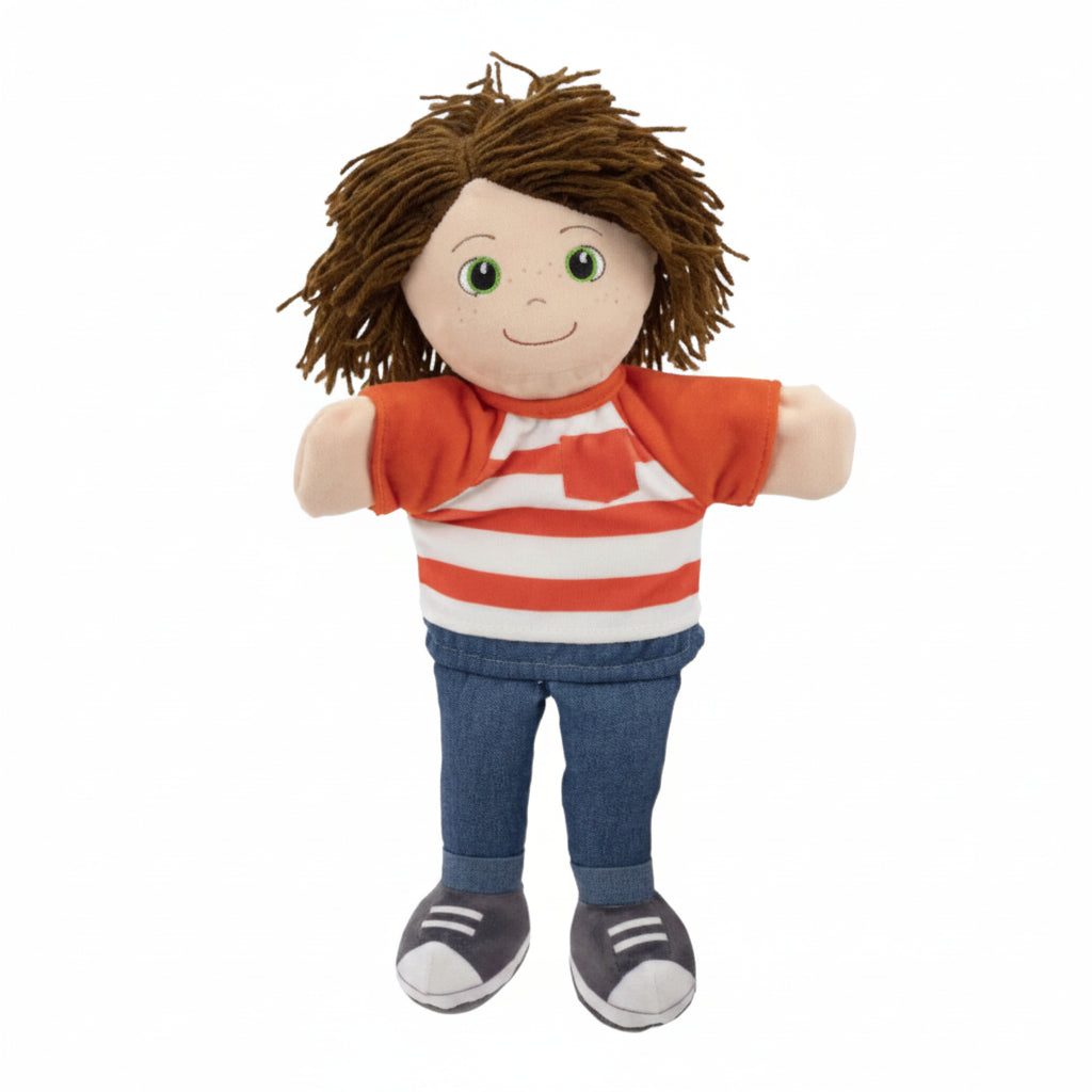 Playtime by Eimmie Hand Puppets - Plush Hand Puppets for Boys and Girls - Kids Puppet Toy (Ollie)