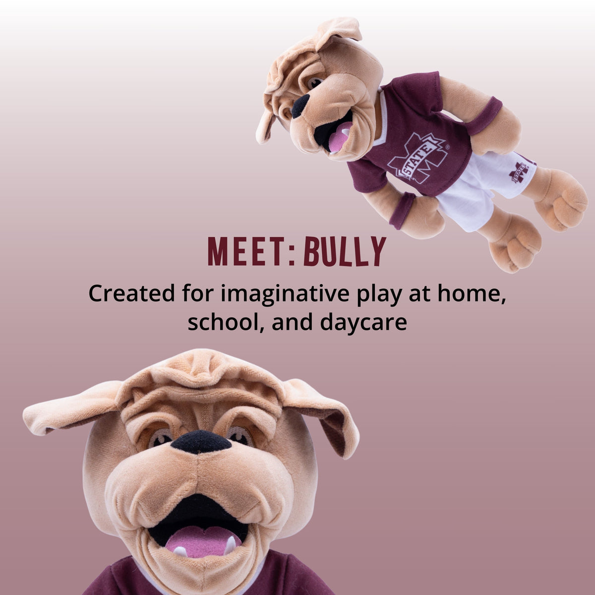 Mississippi State University Bulldog 14 Inch Plush Figure