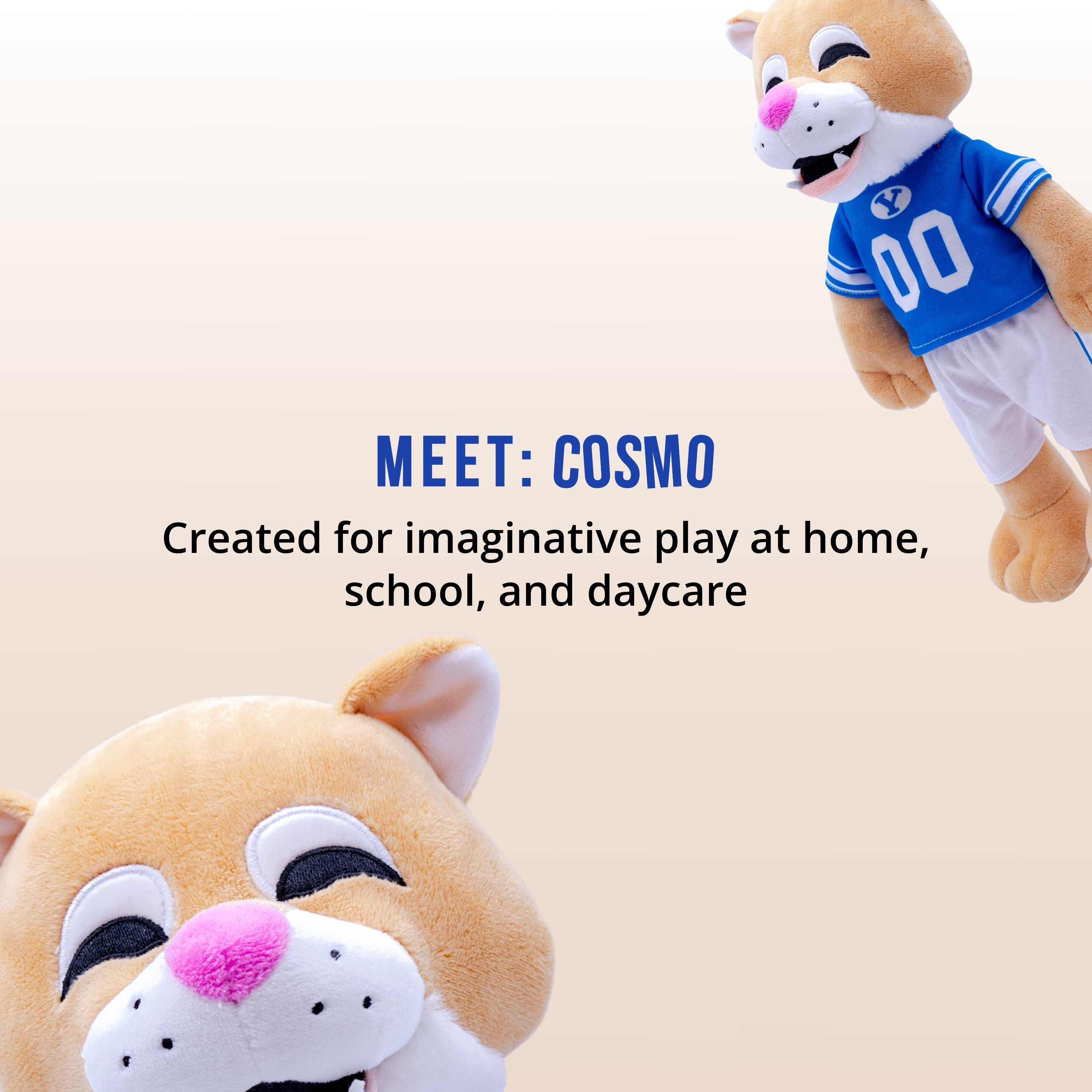 Brigham Young University Cosmo The Cougar 14 Inch Plush Figure