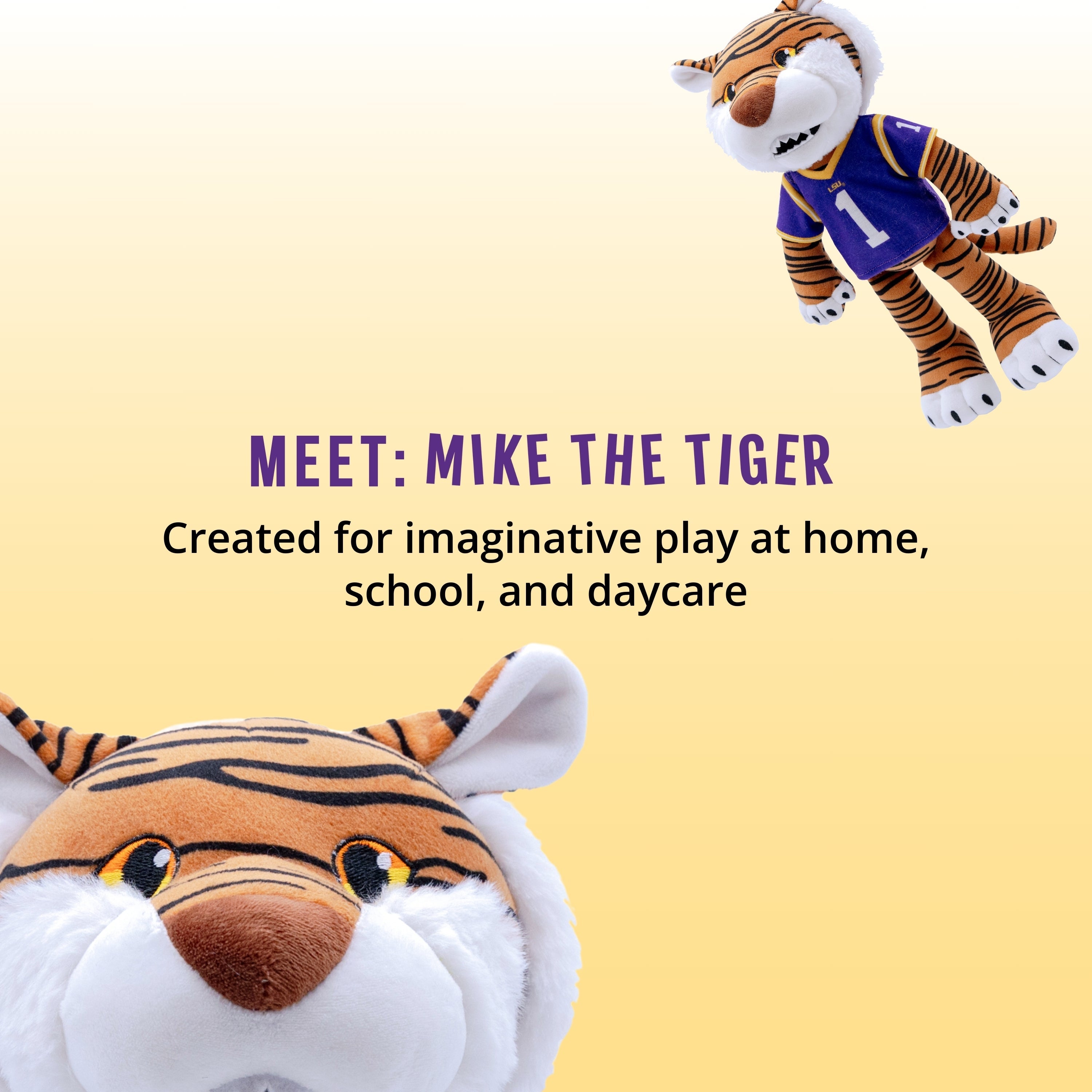Louisiana State University "LSU" Mike the Tiger 14 Inch Plush Figure