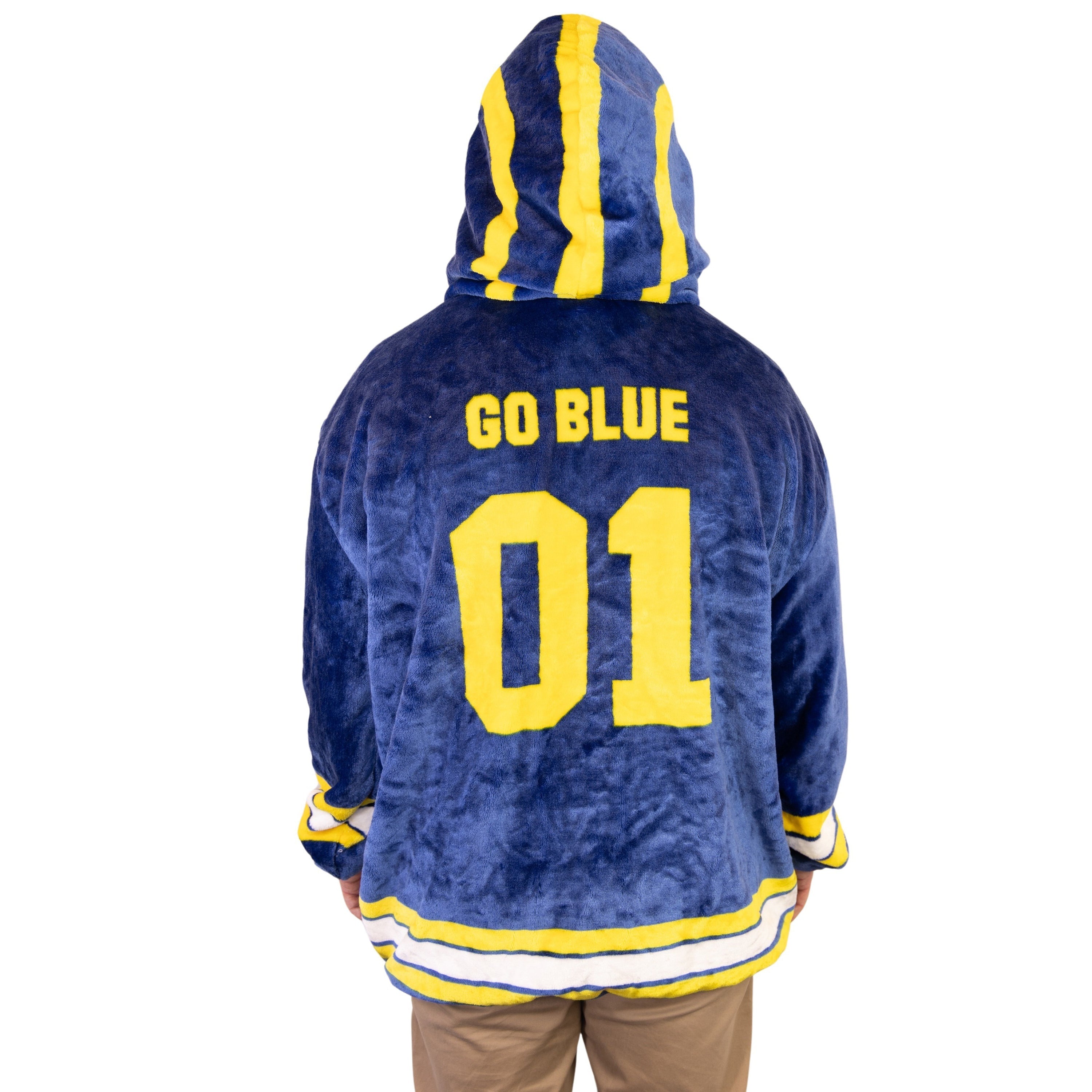University of Michigan Helmet Snugible | Blanket Hoodie & Pillow