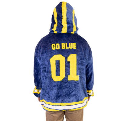 University of Michigan Helmet Snugible | Blanket Hoodie & Pillow