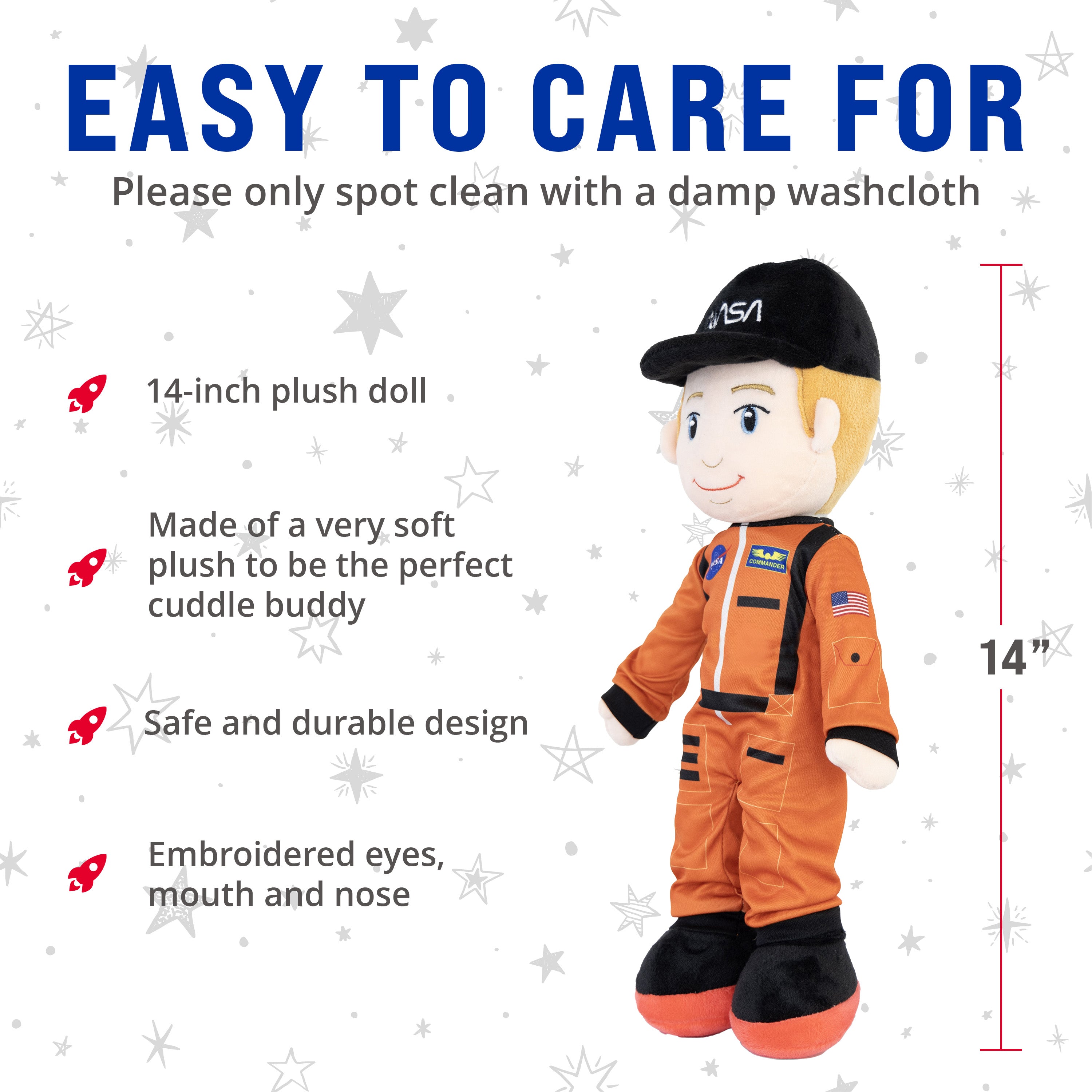 Astronaut Howie 14 Inch Plush Figure