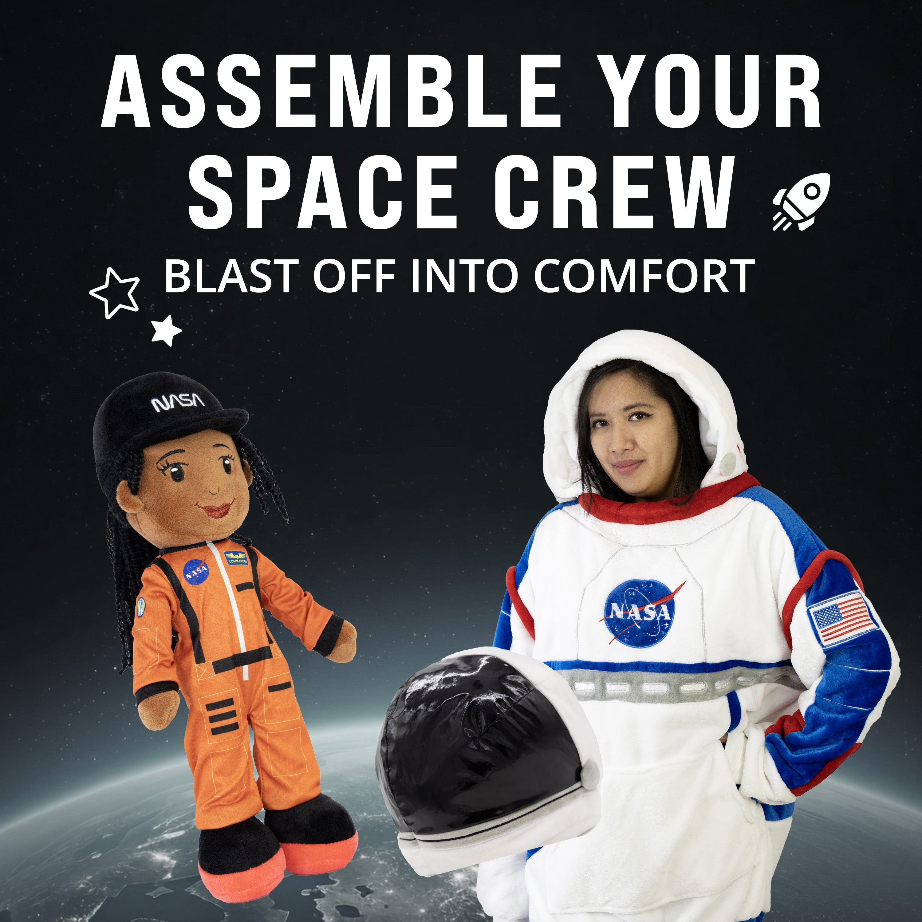Astronaut Kaylie  14 Inch Plush Figure