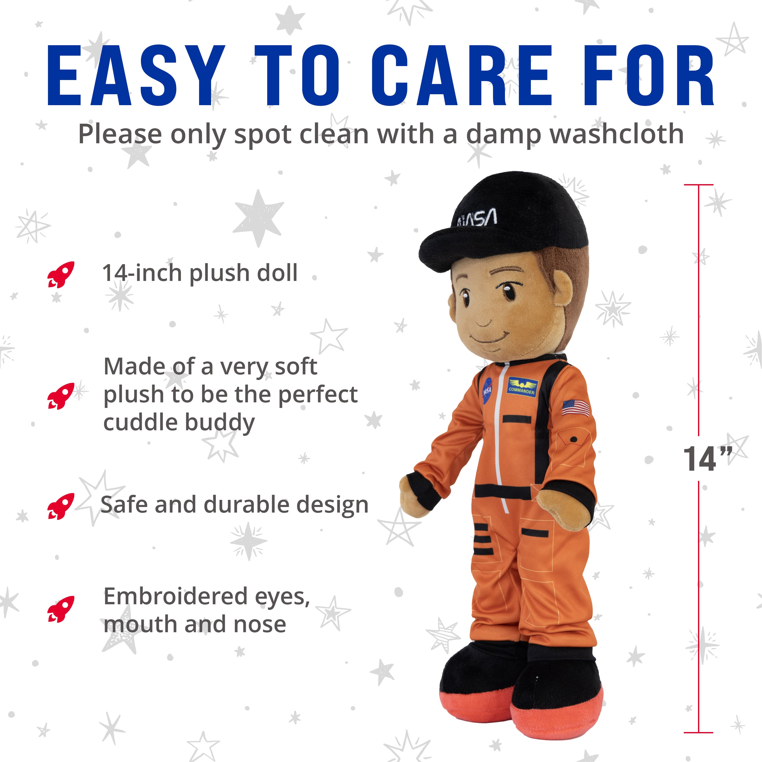 Astronaut Ollie 14 Inch Plush Figure