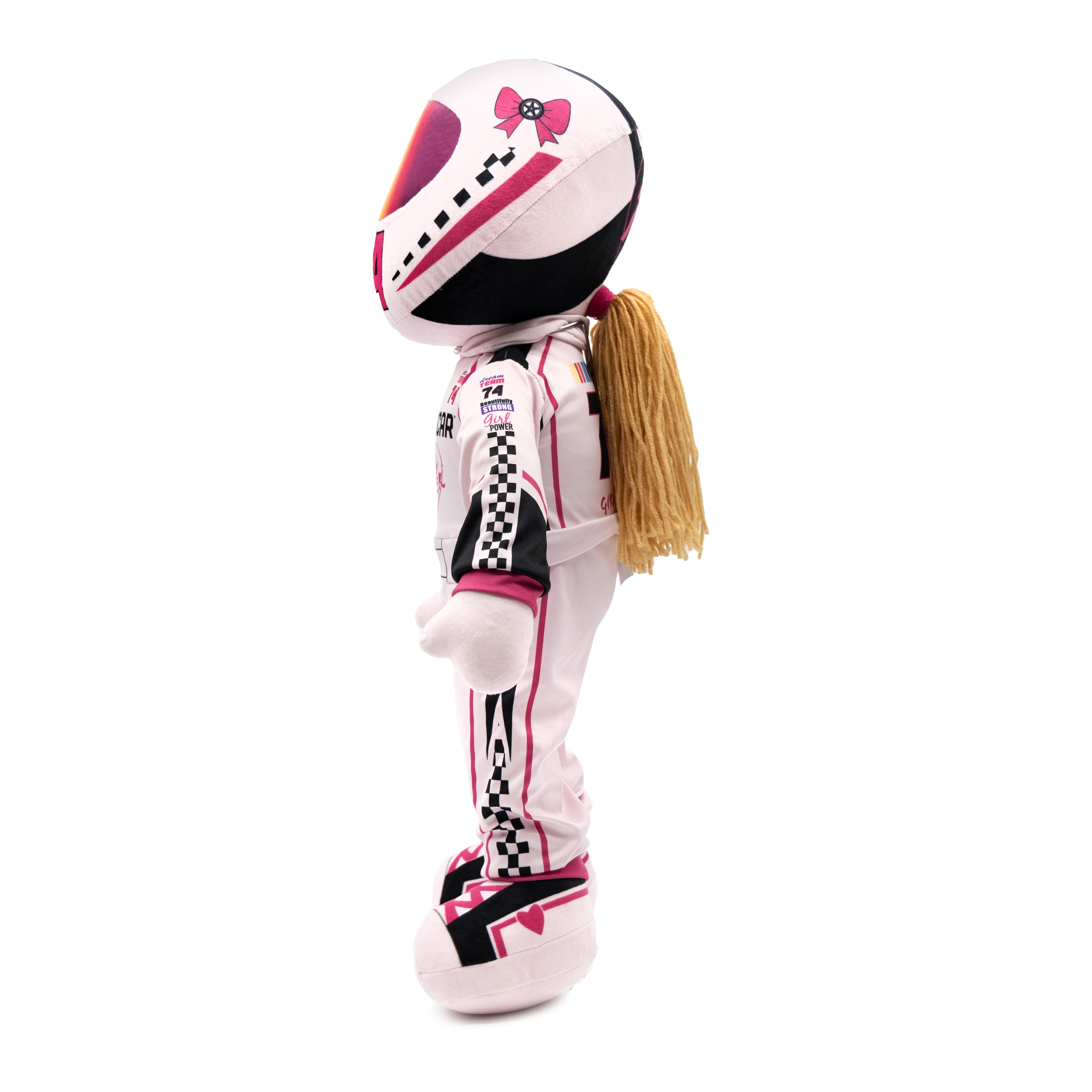 NASCAR | 14 Inch Sophie Speedster Driver Plush Figure (Pink)