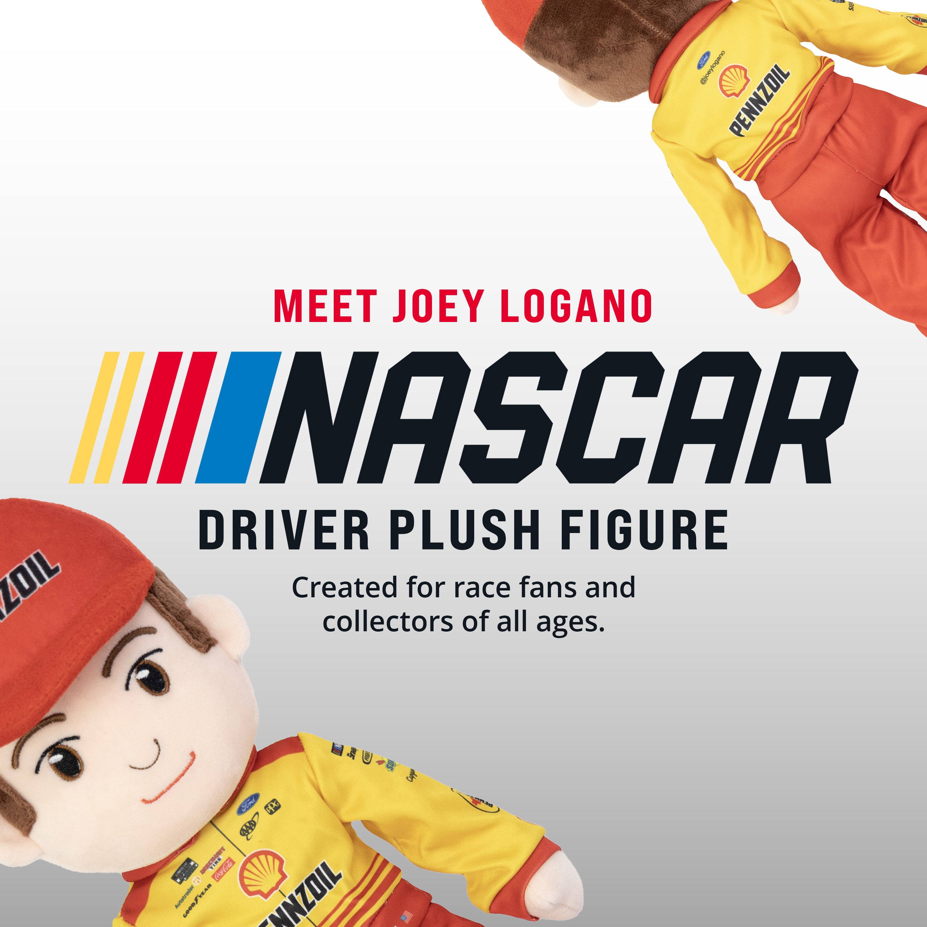 NASCAR | Team Penske Joey Logano 14 Inch Plush Figure