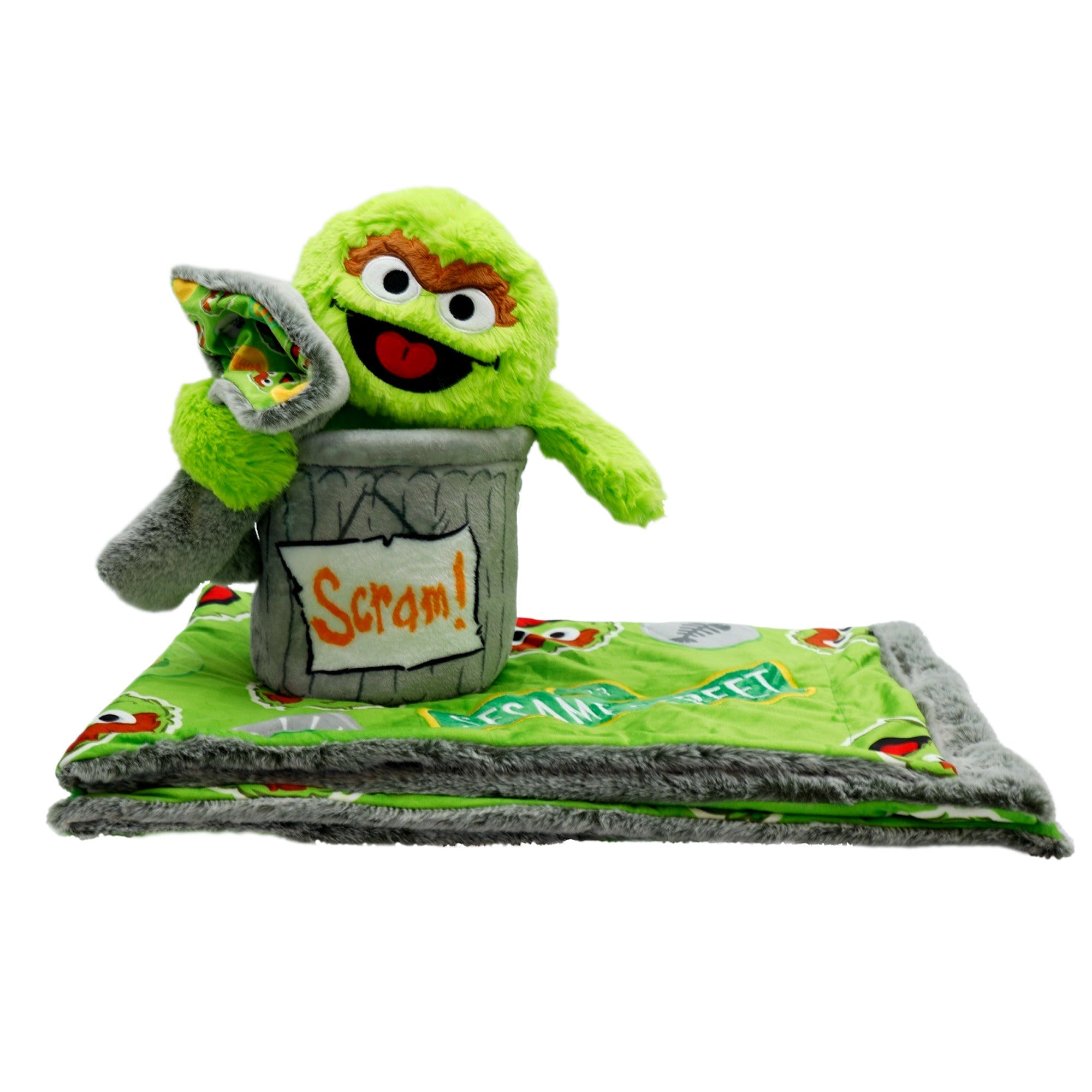 Sesame Street Oscar The Grouch Blankie Bestie
