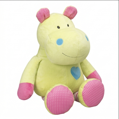 "Patsy" the 15in Bright Striped Hippo