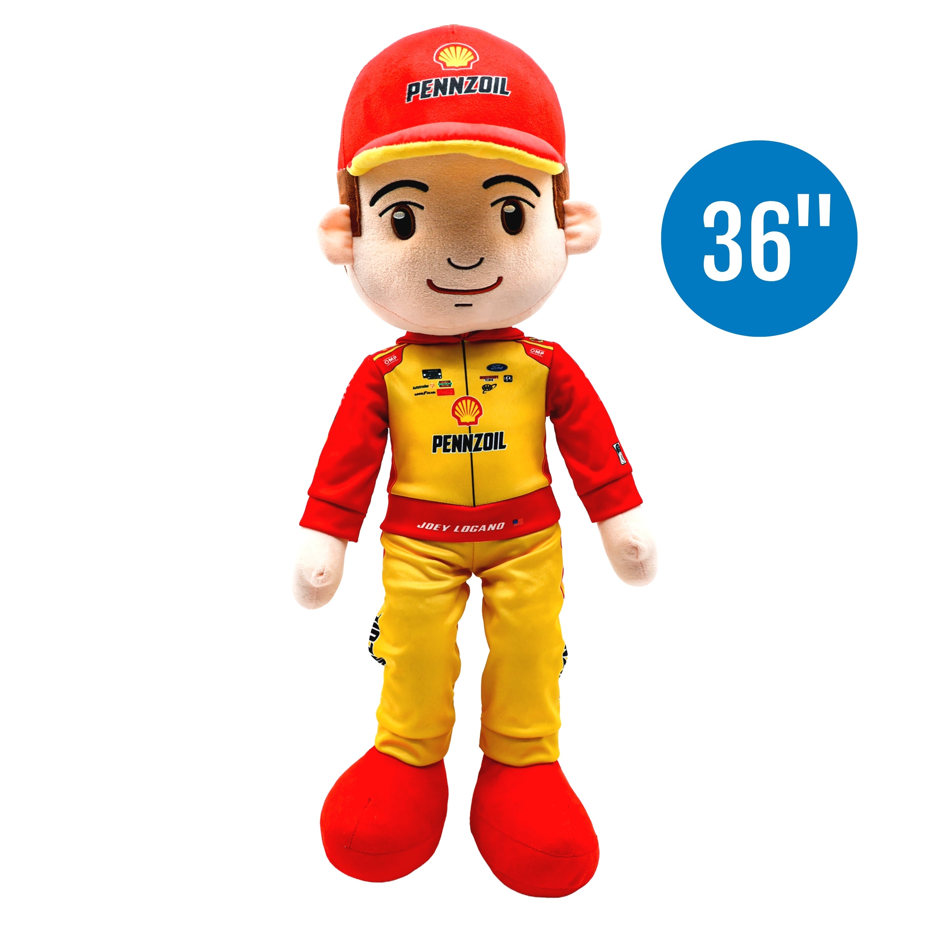 NASCAR | Team Penske Joey Logano 36” Plush Figure – Plushible.com