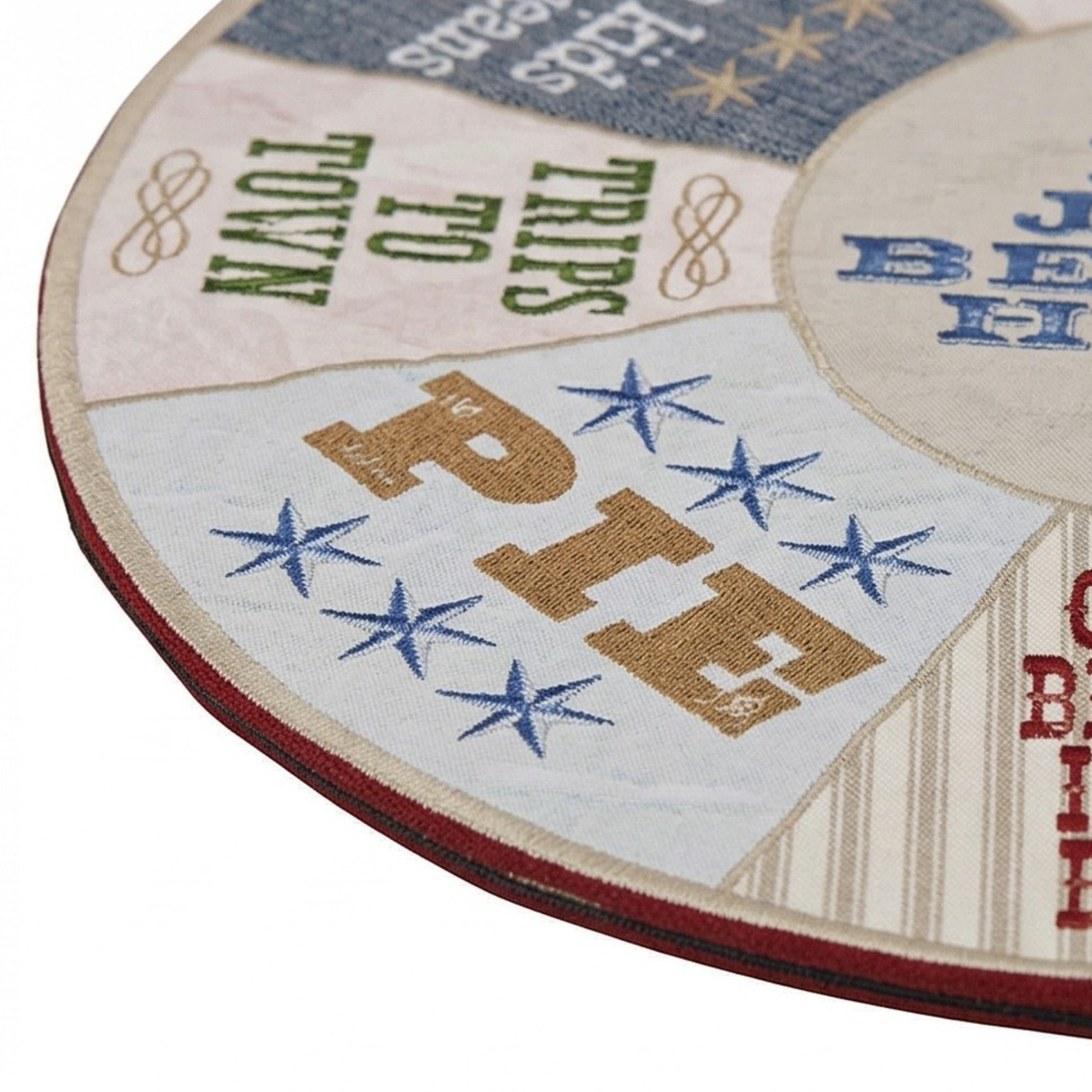The Chill Spin: Big Sky Carvers' Groovy Patchwork Tray for the Ultimate Relaxation Experience