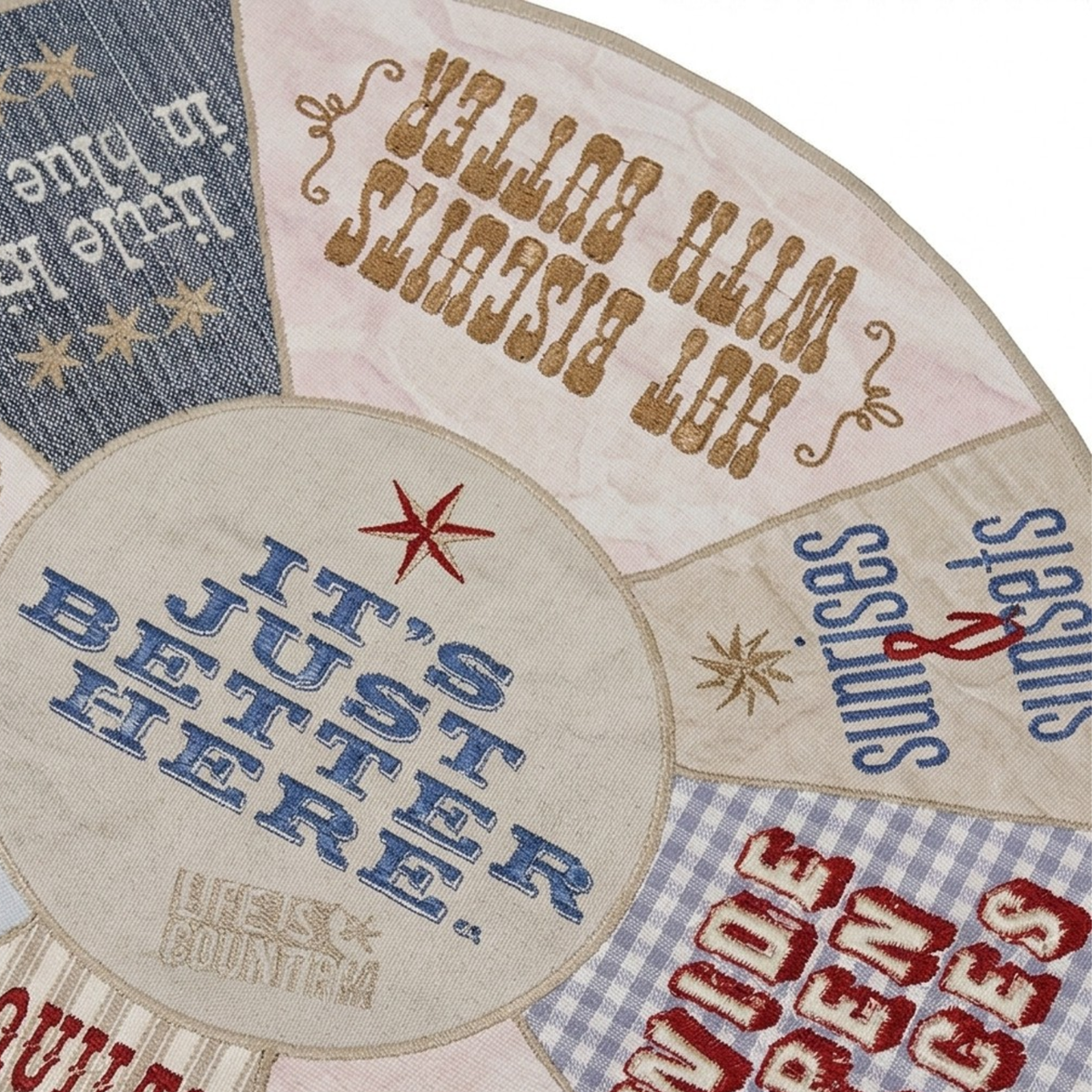The Chill Spin: Big Sky Carvers' Groovy Patchwork Tray for the Ultimate Relaxation Experience