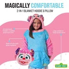 Sesame Street Abby Cadabby Child Snugible | Blanket Hoodie & Pillow