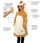 Pawley the Bear Blanket Hoodie