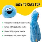 Sesame Street Cookie Monster Kids Snugible | Blanket Hoodie & Pillow