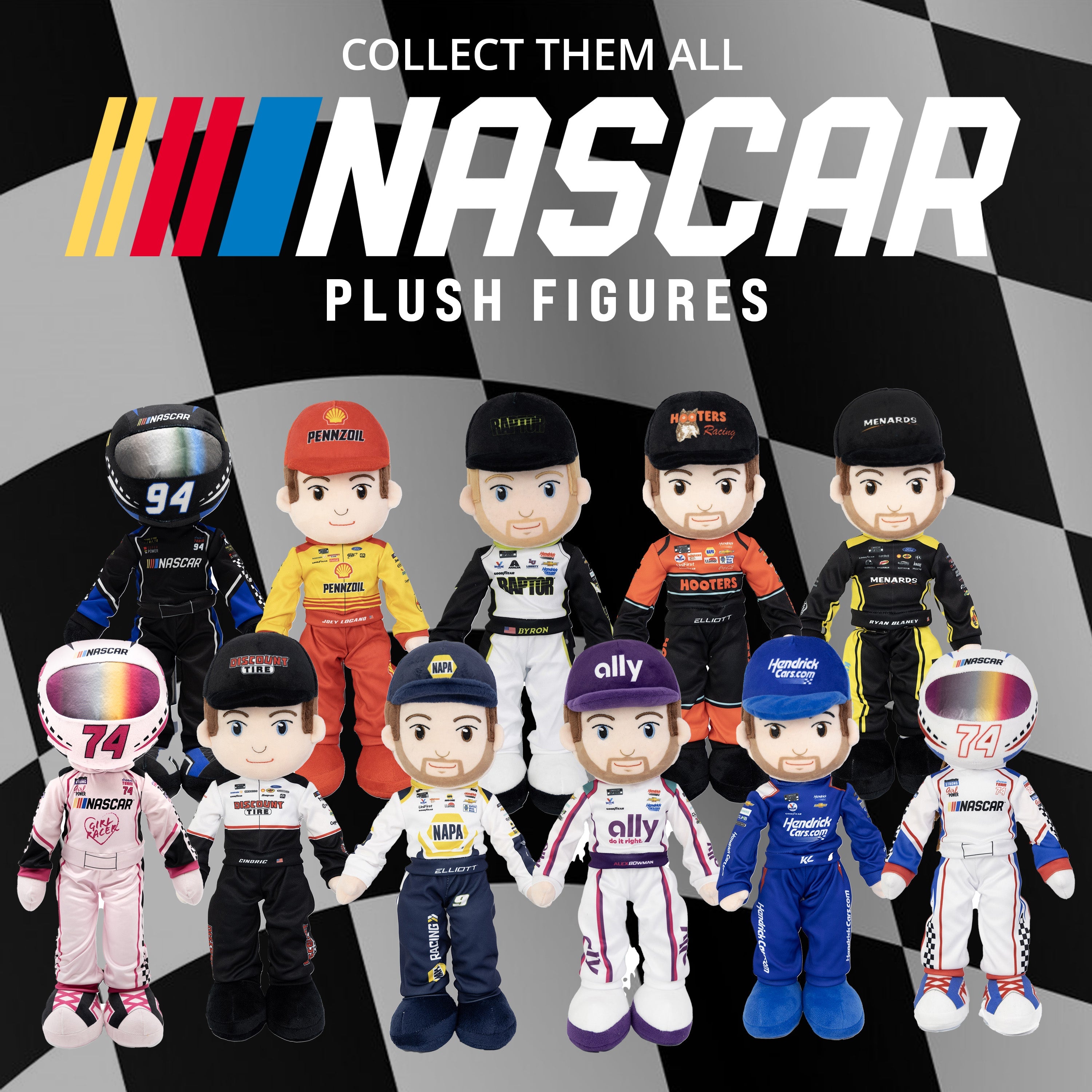 NASCAR | Hendrick Motorsports William Byron 14 Inch Plush Figure