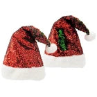 Plushible Christmas Santa Hat - Color Changing Holiday Hat - Red/Green