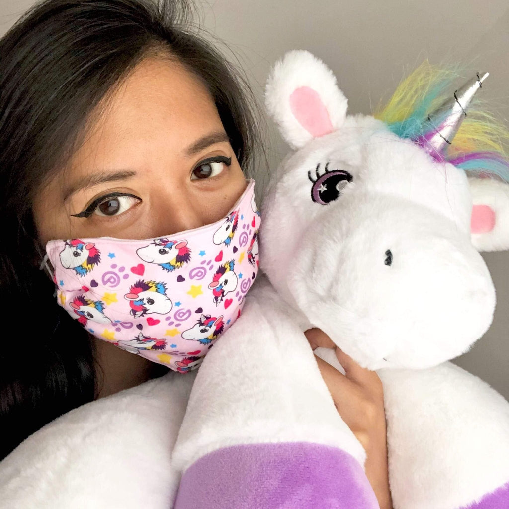 Plushible.comMasksAdjustable Cloth Face Masks Unicorns & Teddy Bears | 6 PK