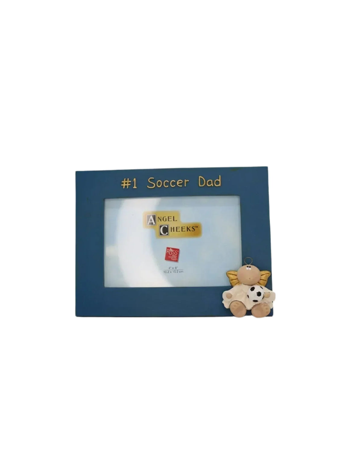 Russ Frames Angel Cheeks #1 Soccer Dad Picture Frame By Russ