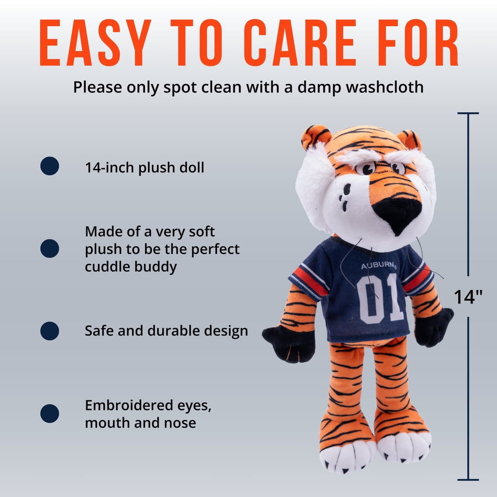 Plushible.comPlush FigureAuburn University Aubie the Tiger 14 Inch Plush Figure