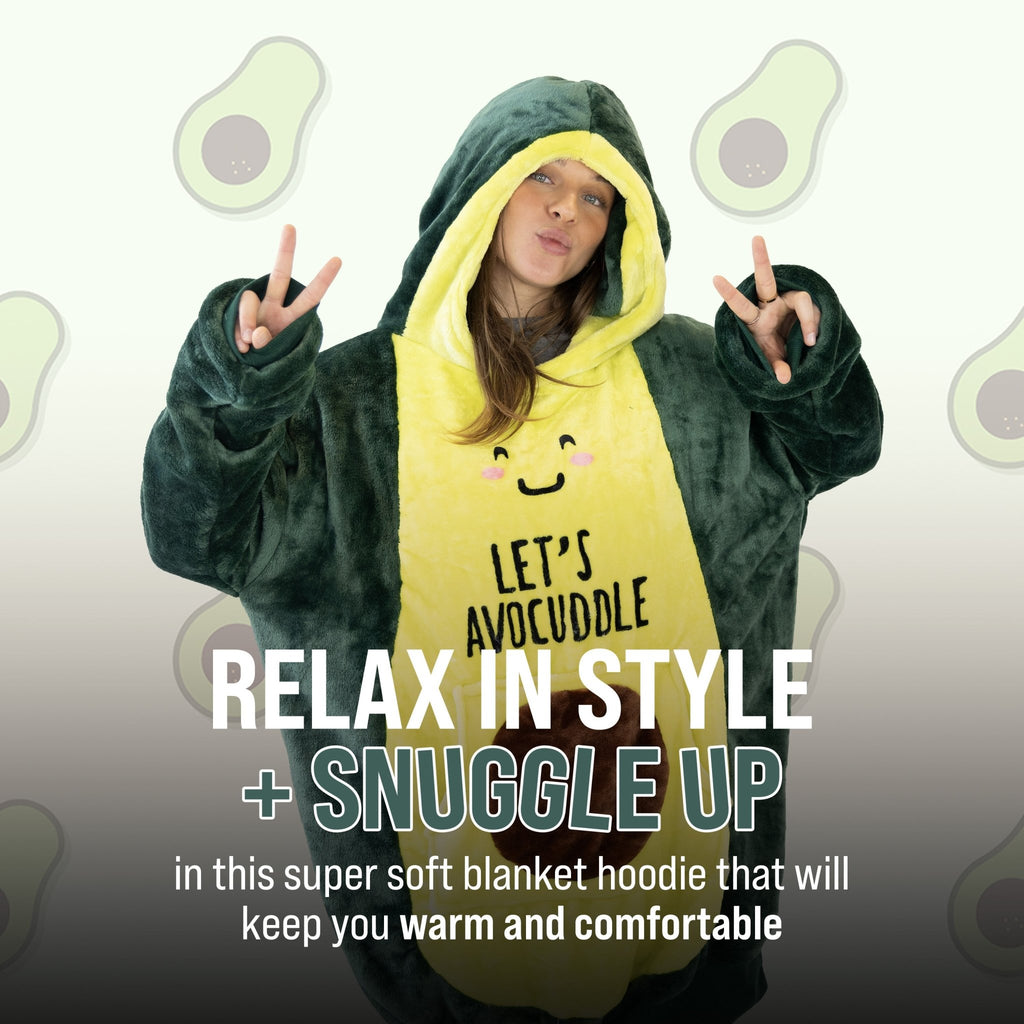 Plushible.comSnugiblesAvocado Snugible | Blanket Hoodie & Pillow