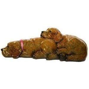 Plushible.comFigurineBig Sky Carvers Stonecast Sculpture Sweet Dreams Yellow Puppies