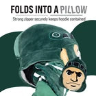 Michigan State University Sparty Snugible | Blanket Hoodie & Pillow