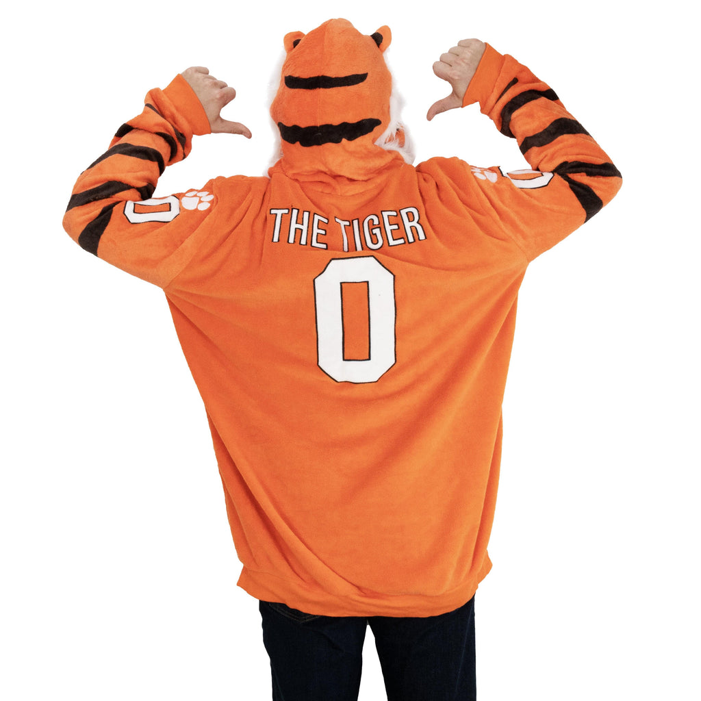 Plushible Blanket Hoodie Clemson University Tigers Snugible