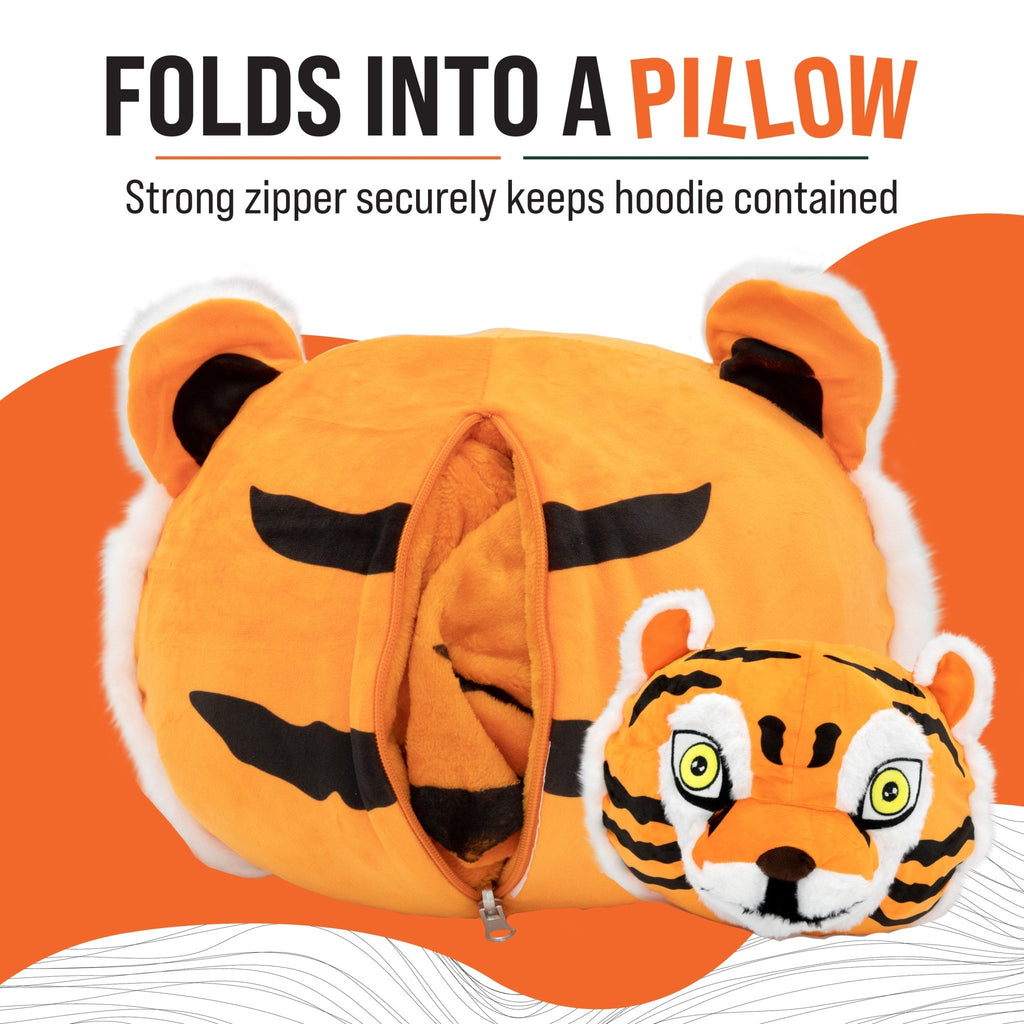 Plushible.comSnugiblesClemson University Tiger Snugible | Blanket Hoodie & Pillow