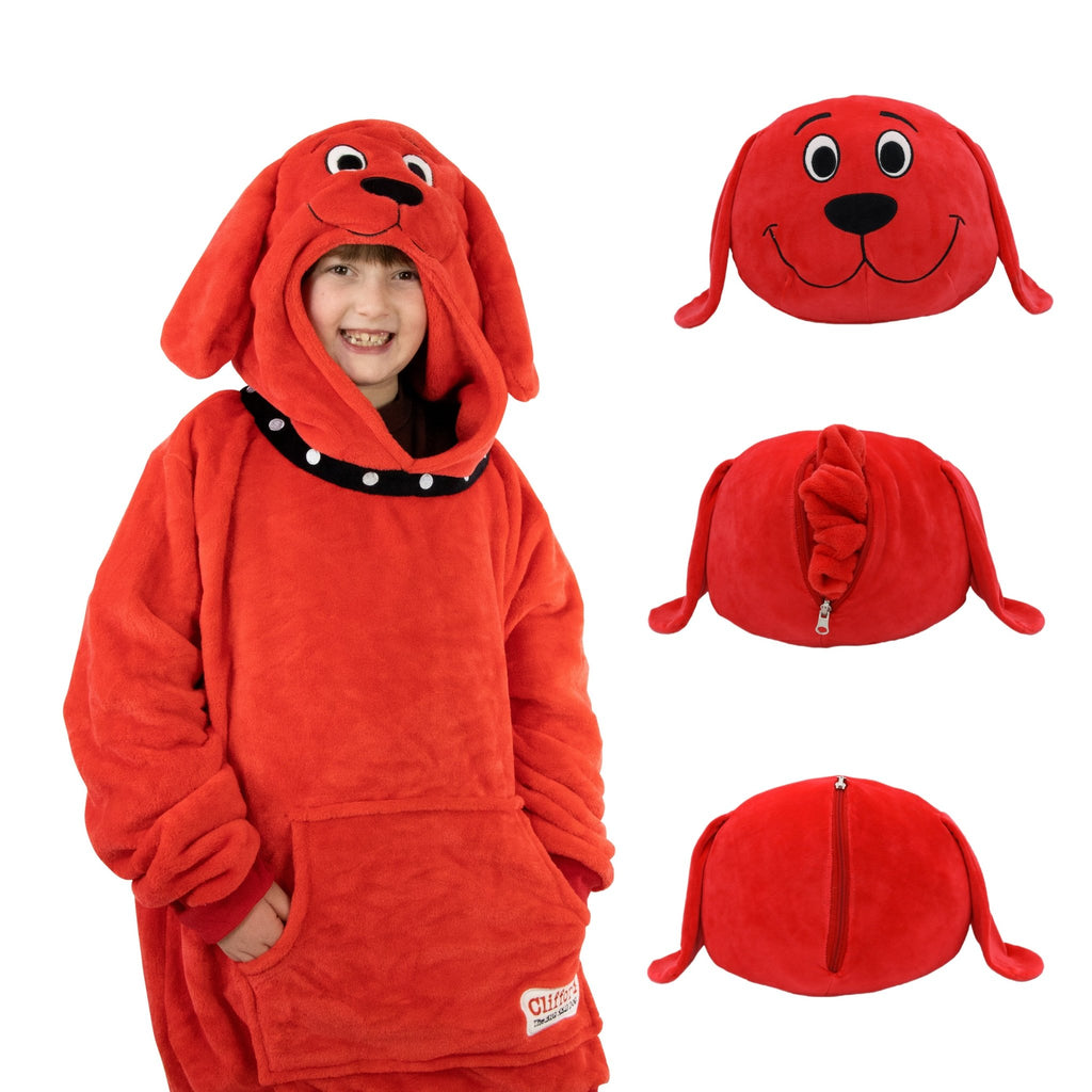 Plushible.comSnugiblesClifford the Big Red Dog Snugible | Blanket Hoodie & Pillow