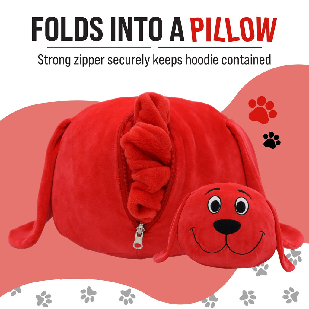 Plushible.comSnugiblesClifford the Big Red Dog Snugible | Blanket Hoodie & Pillow