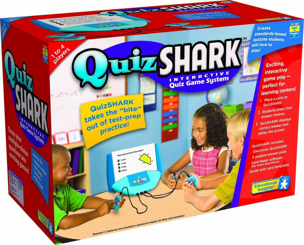 Plushible.comToys & GamesEducational Insights Quiz Shark - Card Game Quizshark Software Interactive