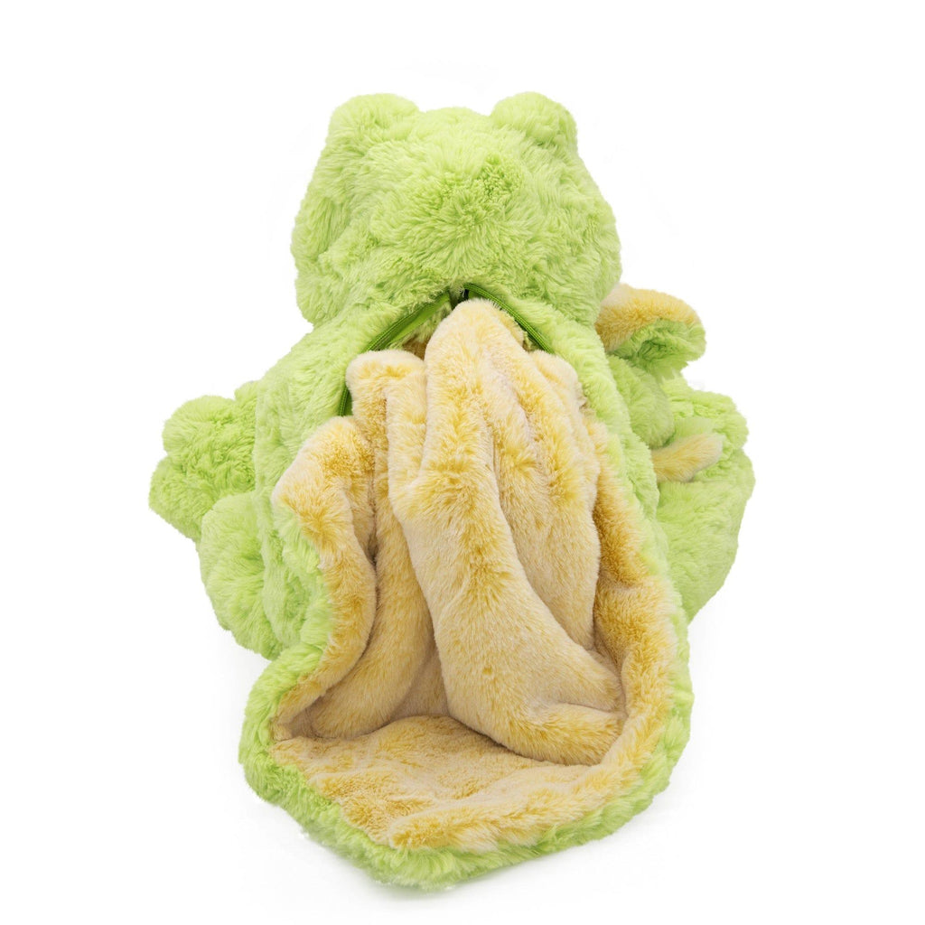 Plushible.comStuffed AnimalsFilip Frog Blankie Bestie