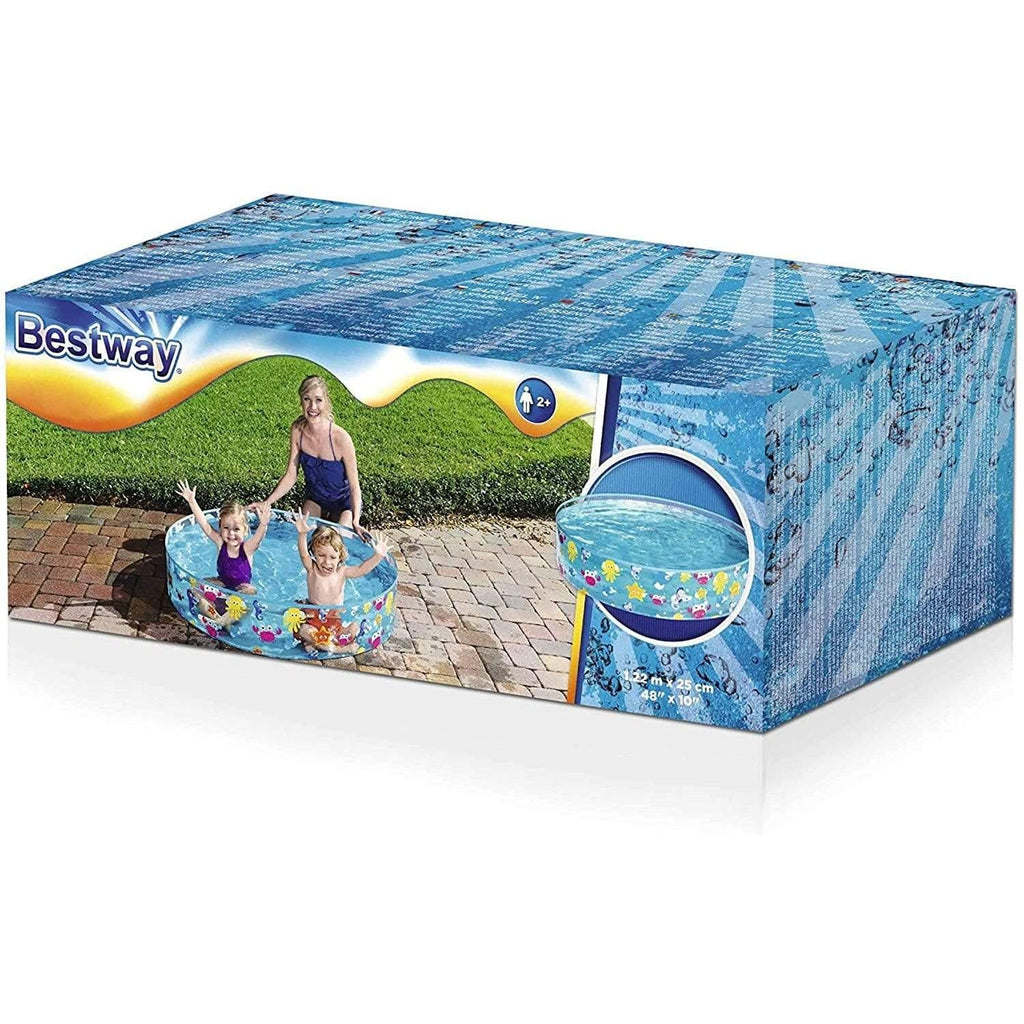 Plushible.comSwimming PoolsFill - N - Fun Paddling Pool - 48 x 10 Inches, Blue